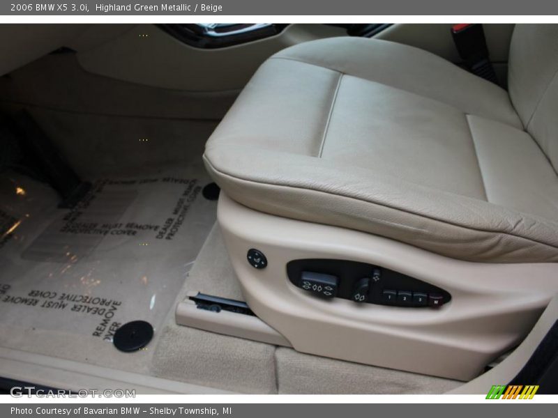 Highland Green Metallic / Beige 2006 BMW X5 3.0i