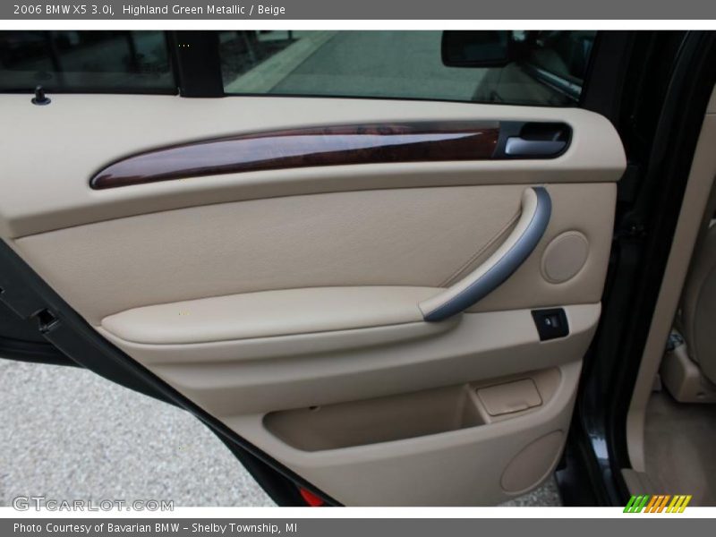 Highland Green Metallic / Beige 2006 BMW X5 3.0i