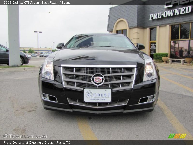 Black Raven / Ebony 2008 Cadillac CTS Sedan