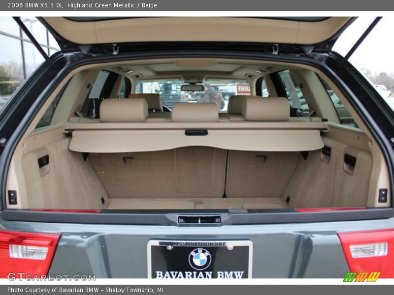 Highland Green Metallic / Beige 2006 BMW X5 3.0i