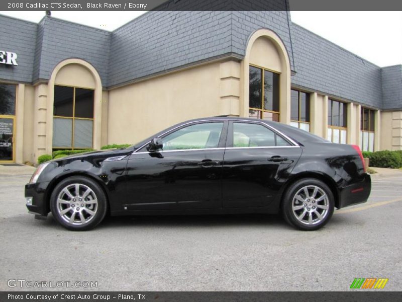 Black Raven / Ebony 2008 Cadillac CTS Sedan