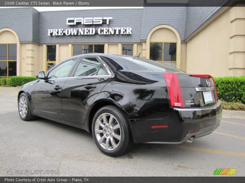 Black Raven / Ebony 2008 Cadillac CTS Sedan