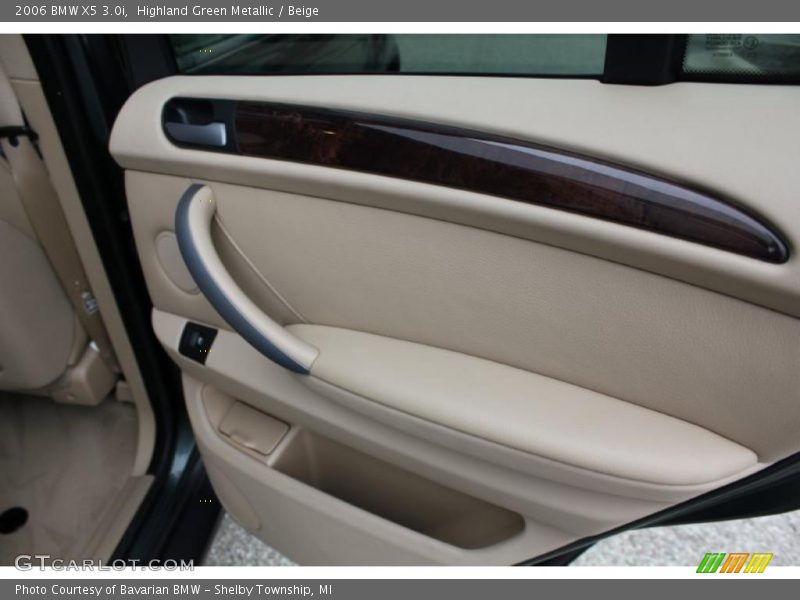 Highland Green Metallic / Beige 2006 BMW X5 3.0i