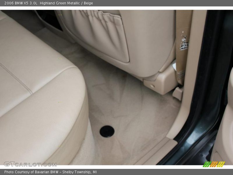 Highland Green Metallic / Beige 2006 BMW X5 3.0i