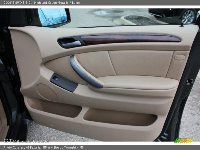 Highland Green Metallic / Beige 2006 BMW X5 3.0i