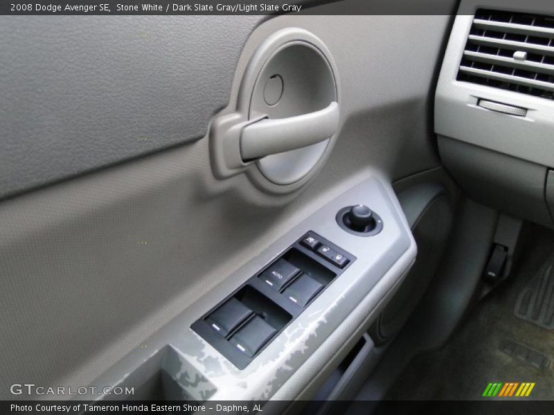 Stone White / Dark Slate Gray/Light Slate Gray 2008 Dodge Avenger SE