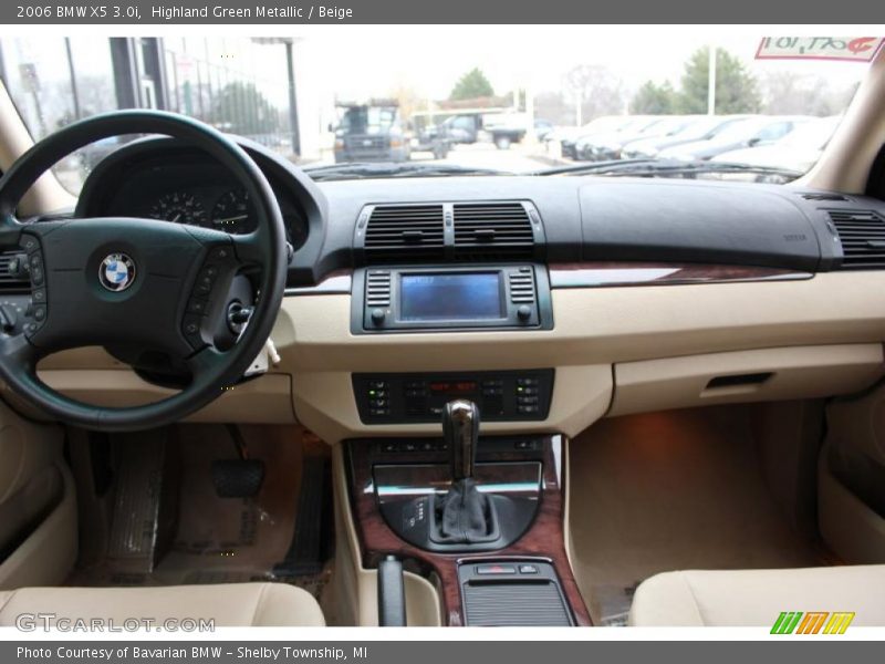 Highland Green Metallic / Beige 2006 BMW X5 3.0i