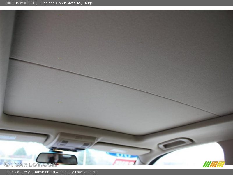 Highland Green Metallic / Beige 2006 BMW X5 3.0i
