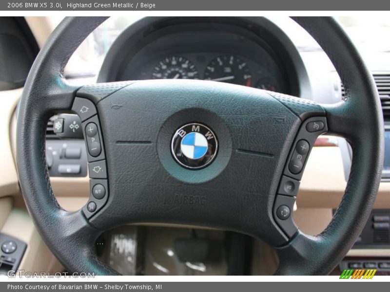 Highland Green Metallic / Beige 2006 BMW X5 3.0i