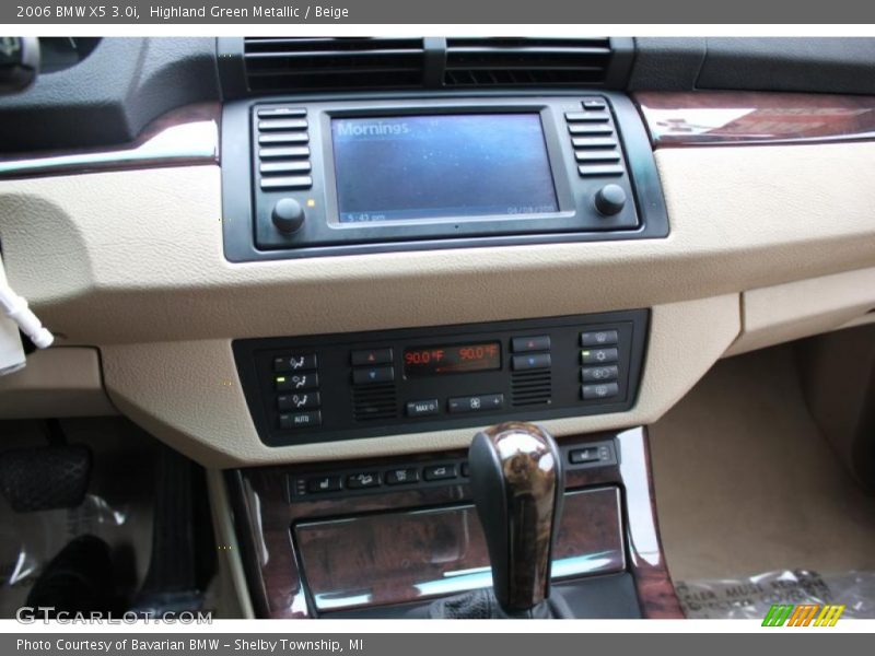 Highland Green Metallic / Beige 2006 BMW X5 3.0i