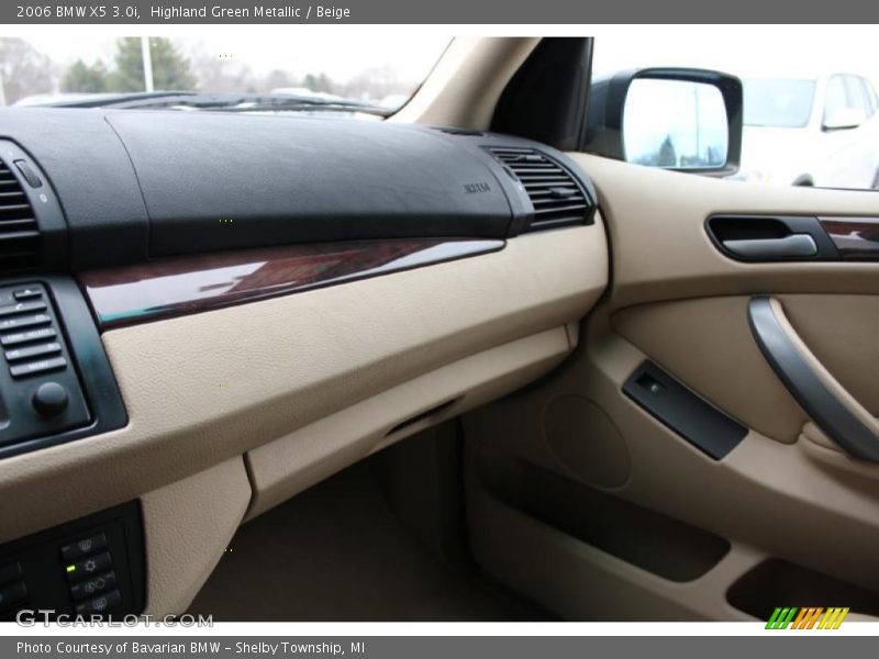 Highland Green Metallic / Beige 2006 BMW X5 3.0i