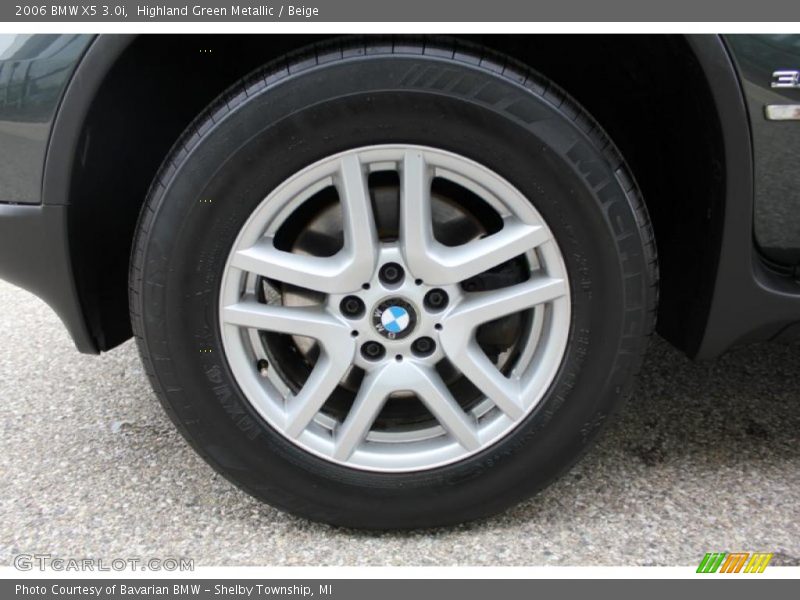 Highland Green Metallic / Beige 2006 BMW X5 3.0i