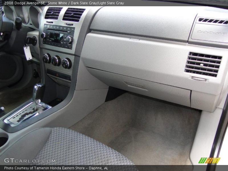 Stone White / Dark Slate Gray/Light Slate Gray 2008 Dodge Avenger SE