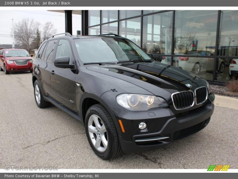 Jet Black / Black 2008 BMW X5 3.0si