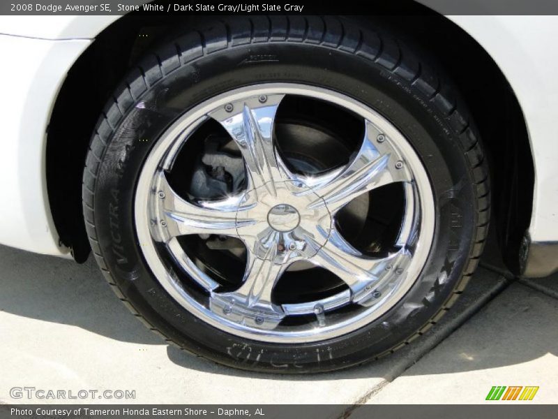 Stone White / Dark Slate Gray/Light Slate Gray 2008 Dodge Avenger SE
