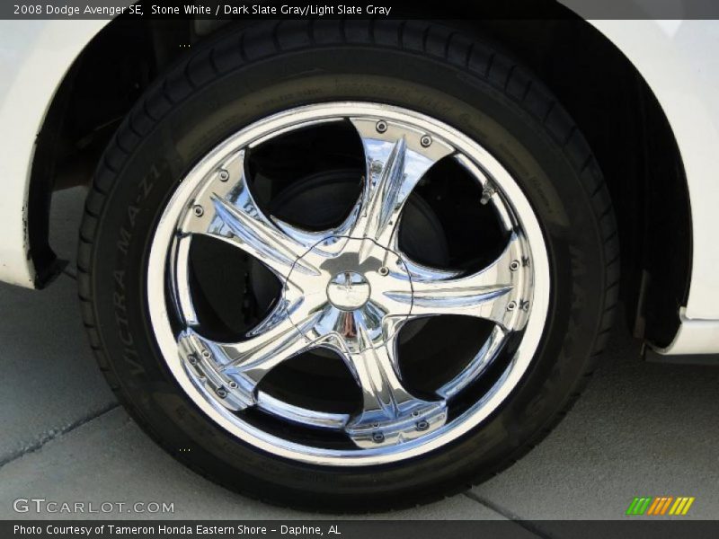Stone White / Dark Slate Gray/Light Slate Gray 2008 Dodge Avenger SE
