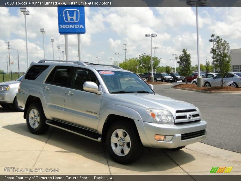 Titanium Metallic / Stone 2003 Toyota 4Runner Limited 4x4