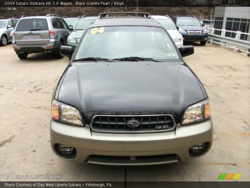 Black Granite Pearl / Beige 2004 Subaru Outback H6 3.0 Wagon