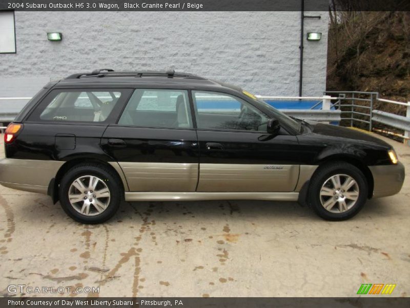 Black Granite Pearl / Beige 2004 Subaru Outback H6 3.0 Wagon