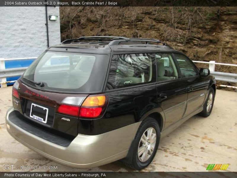 Black Granite Pearl / Beige 2004 Subaru Outback H6 3.0 Wagon