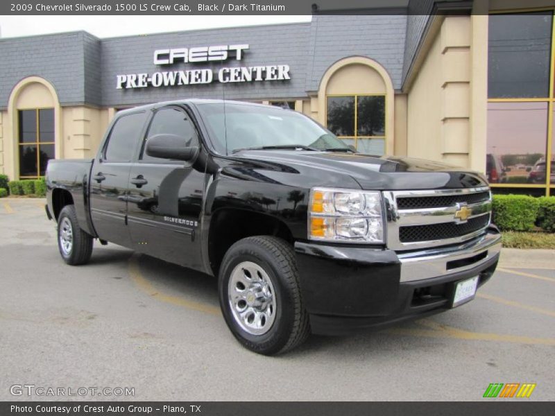 Black / Dark Titanium 2009 Chevrolet Silverado 1500 LS Crew Cab