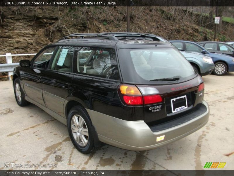 Black Granite Pearl / Beige 2004 Subaru Outback H6 3.0 Wagon