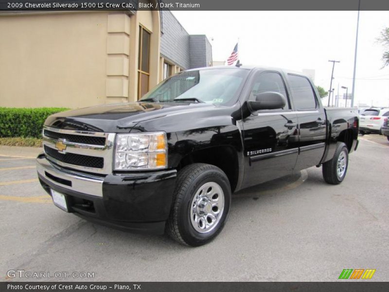 Black / Dark Titanium 2009 Chevrolet Silverado 1500 LS Crew Cab