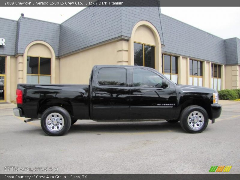 Black / Dark Titanium 2009 Chevrolet Silverado 1500 LS Crew Cab