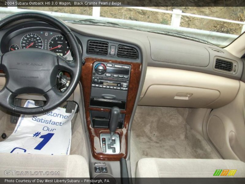 Black Granite Pearl / Beige 2004 Subaru Outback H6 3.0 Wagon