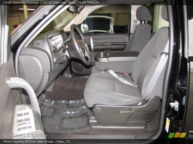 Black / Dark Titanium 2009 Chevrolet Silverado 1500 LS Crew Cab