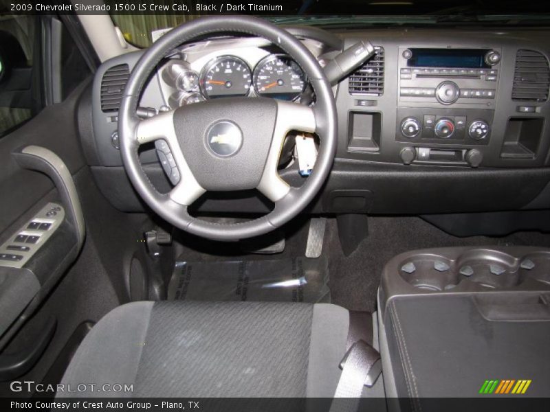 Black / Dark Titanium 2009 Chevrolet Silverado 1500 LS Crew Cab