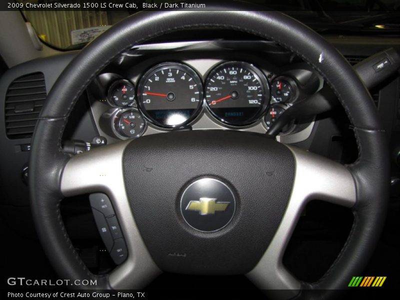 Black / Dark Titanium 2009 Chevrolet Silverado 1500 LS Crew Cab