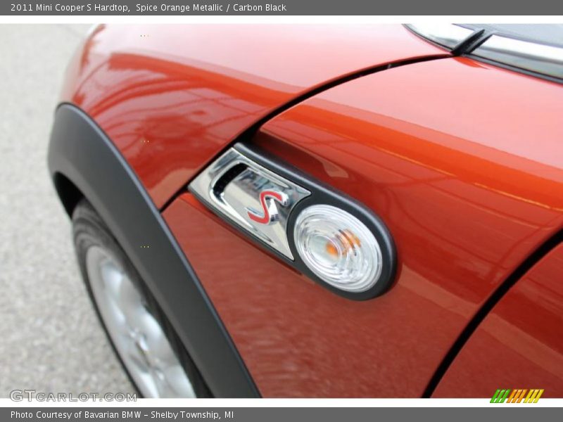 Spice Orange Metallic / Carbon Black 2011 Mini Cooper S Hardtop