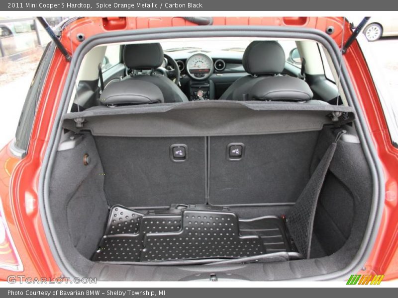 Spice Orange Metallic / Carbon Black 2011 Mini Cooper S Hardtop