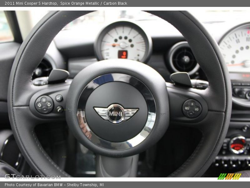 Spice Orange Metallic / Carbon Black 2011 Mini Cooper S Hardtop