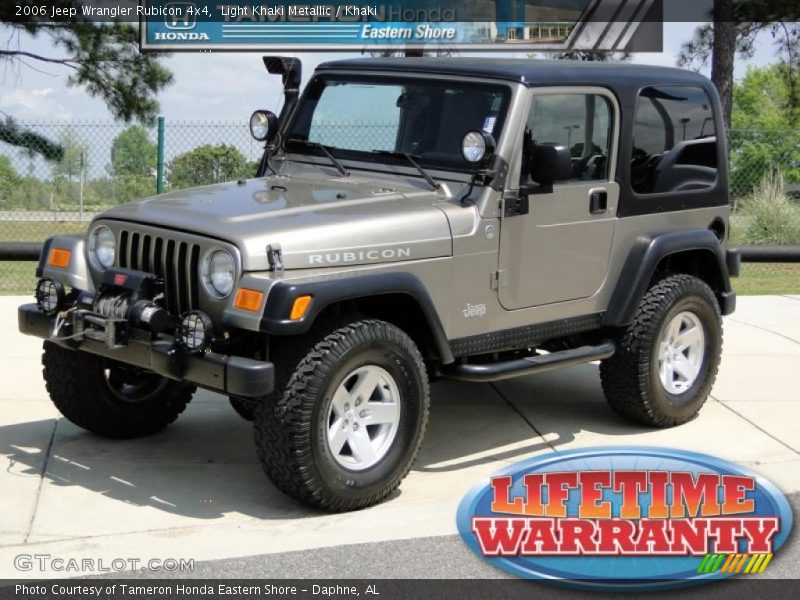Light Khaki Metallic / Khaki 2006 Jeep Wrangler Rubicon 4x4