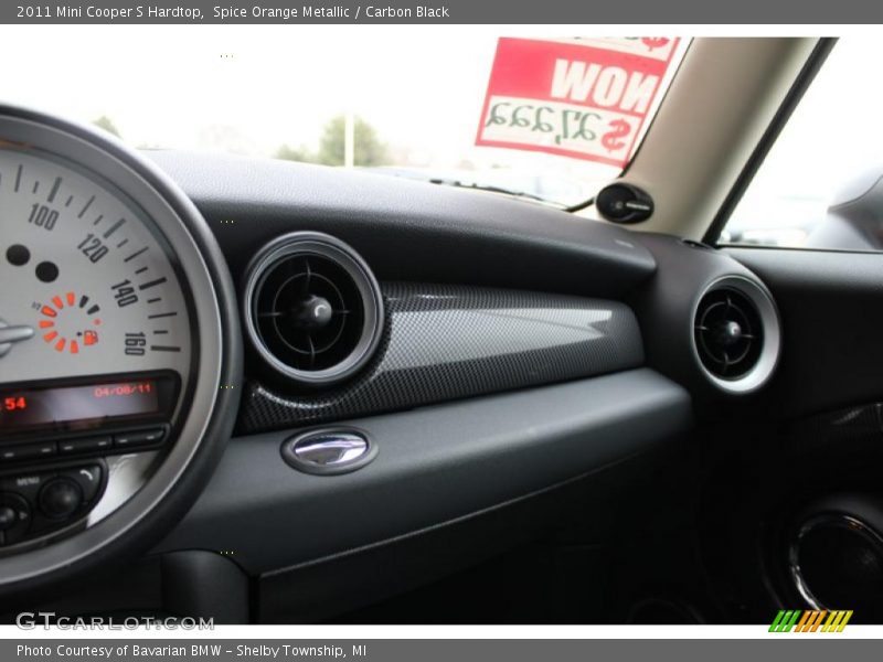 Spice Orange Metallic / Carbon Black 2011 Mini Cooper S Hardtop