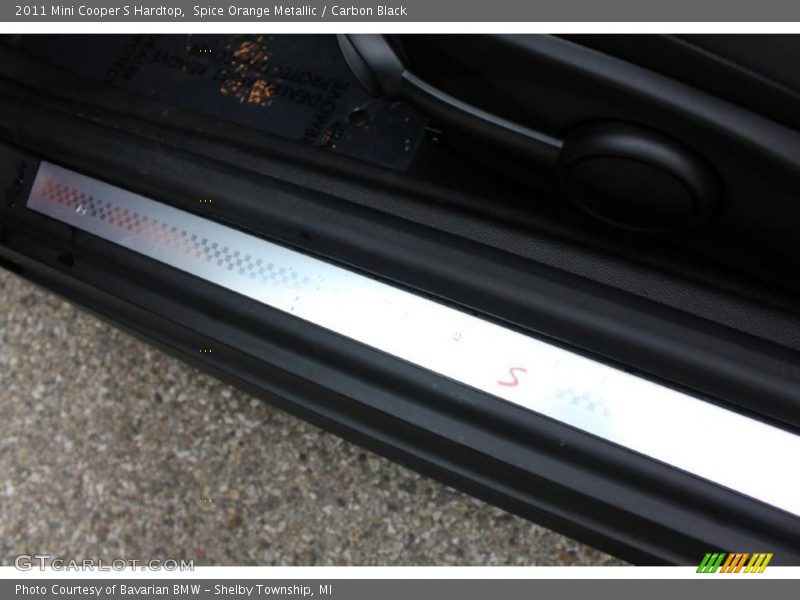 Spice Orange Metallic / Carbon Black 2011 Mini Cooper S Hardtop