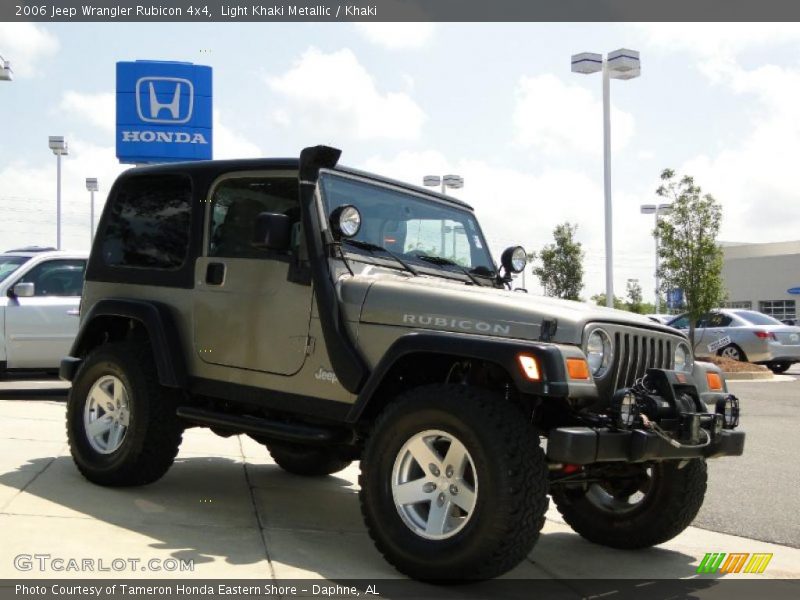 Light Khaki Metallic / Khaki 2006 Jeep Wrangler Rubicon 4x4