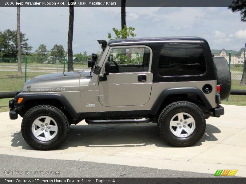 Light Khaki Metallic / Khaki 2006 Jeep Wrangler Rubicon 4x4