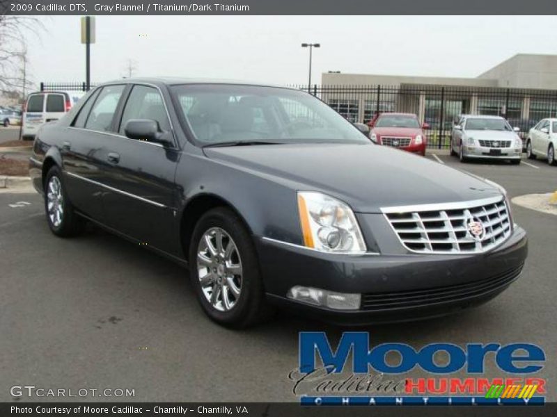 Gray Flannel / Titanium/Dark Titanium 2009 Cadillac DTS