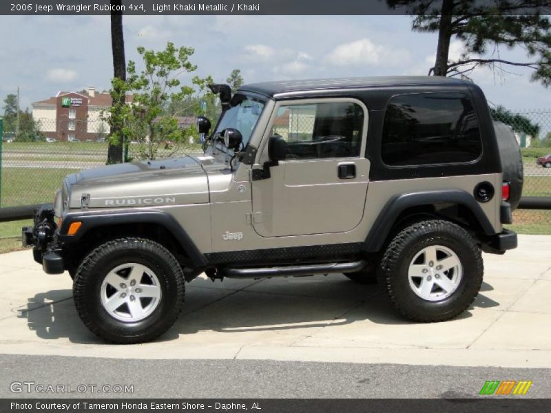 Light Khaki Metallic / Khaki 2006 Jeep Wrangler Rubicon 4x4