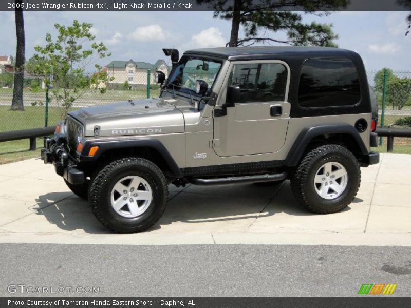 Light Khaki Metallic / Khaki 2006 Jeep Wrangler Rubicon 4x4