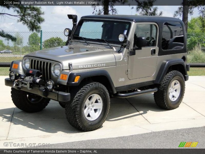 Light Khaki Metallic / Khaki 2006 Jeep Wrangler Rubicon 4x4