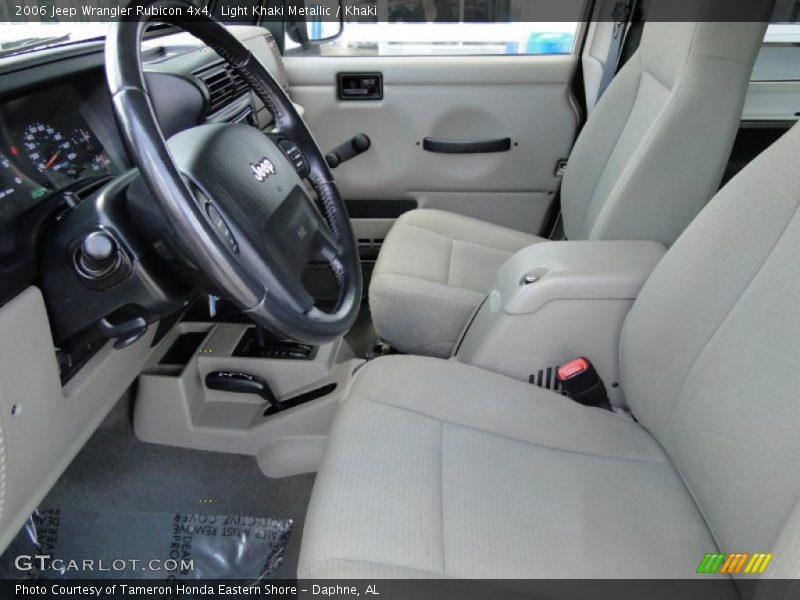 Light Khaki Metallic / Khaki 2006 Jeep Wrangler Rubicon 4x4