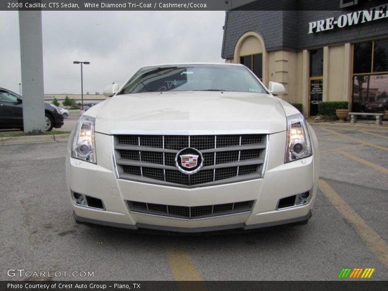 White Diamond Tri-Coat / Cashmere/Cocoa 2008 Cadillac CTS Sedan