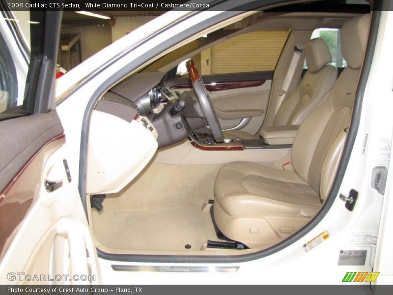 White Diamond Tri-Coat / Cashmere/Cocoa 2008 Cadillac CTS Sedan