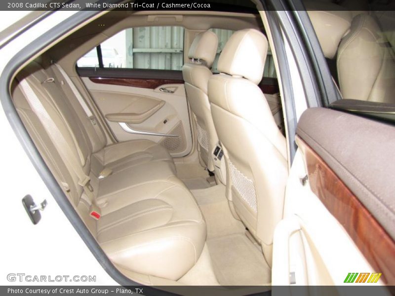 White Diamond Tri-Coat / Cashmere/Cocoa 2008 Cadillac CTS Sedan