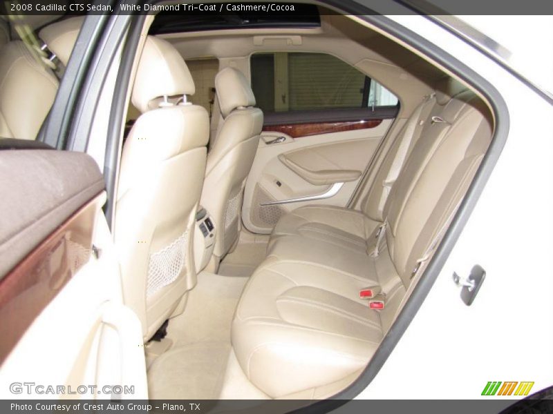 White Diamond Tri-Coat / Cashmere/Cocoa 2008 Cadillac CTS Sedan