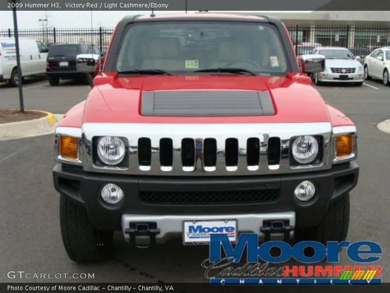 Victory Red / Light Cashmere/Ebony 2009 Hummer H3